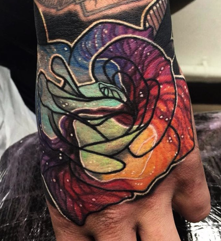 202 Likes, 5 Comments - @tattooandstreetart (@tattooandstreetart) on  Instagram: “@Regrann from @asgardso… | Galaxy flowers, Skin color tattoos, Galaxy  tattoo sleeve