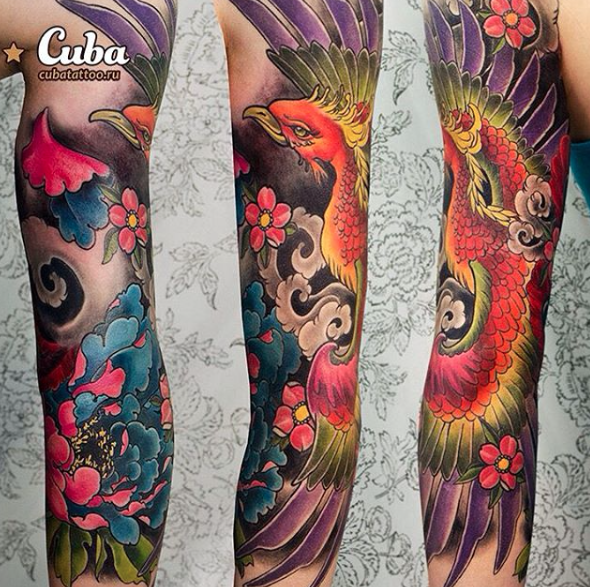 67 Funky Phoenix Tattoos For Chest  Tattoo Designs  TattoosBagcom