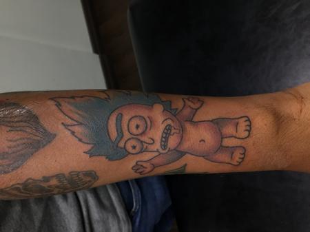 tattoos/ - rick and morty troll doll - 141760