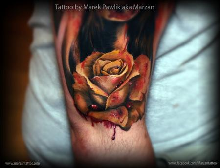 The Meaning and Symbolism of a Black Rose | Forearm cover up tattoos, Black  rose tattoos, Black tattoo cover up