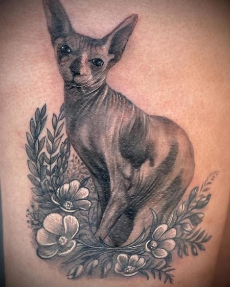 tattoos/ - Hairless Cat Tattoo - 145193