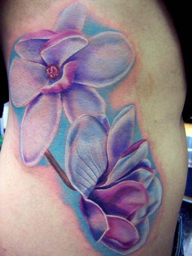 Purple Orchid by Helen Dealtry from Tattly Temporary Tattoos  Tattly  Temporary Tattoos  Stickers