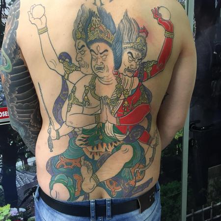 tattoos/ - Ashura - tebori backpiece in progress-  - 109500