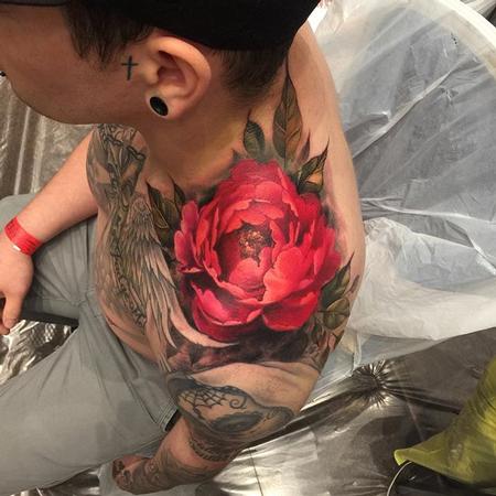 Peony Temporary Tattoo, Red Floral Tattoo, Temporary Tattoos Floral, Arm  Sleeve Tattoo, Sleeve Tattoo, Back Tattoo, Flower Tattoo, Festival –  MyBodiArt