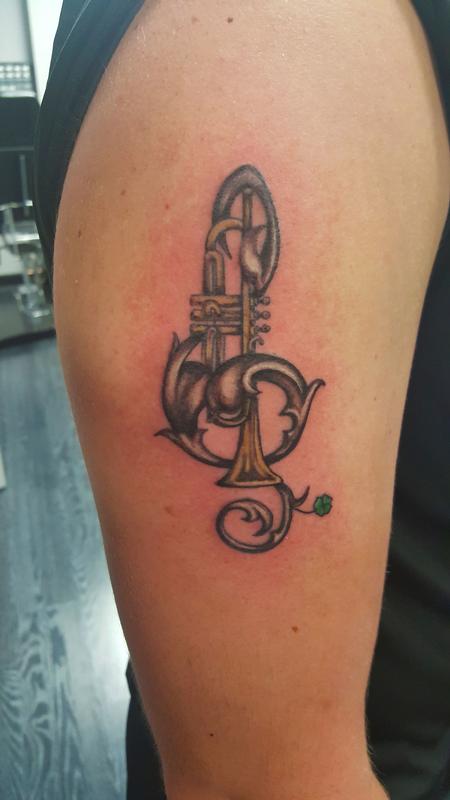 Trumpet tattoo | Trumpet tattoo, Body art tattoos, Tattoo templates