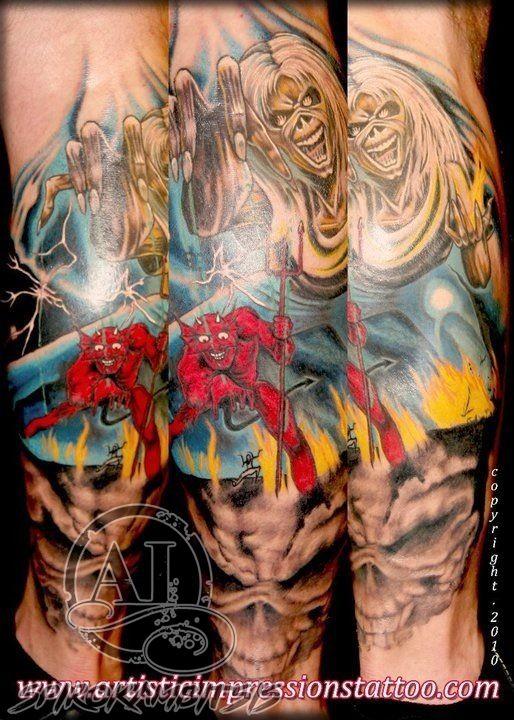 Iron Maiden Tribute by Spiro Kambitsis TattooNOW