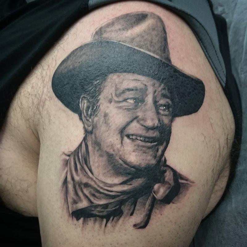 John Wayne tattoo