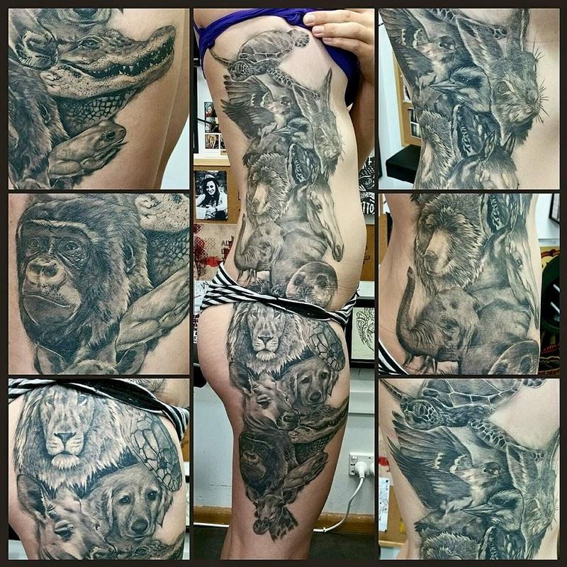 Tattoo collage. #tattoo#tattooart#bodyart#yamatattoo#yamat… | Flickr