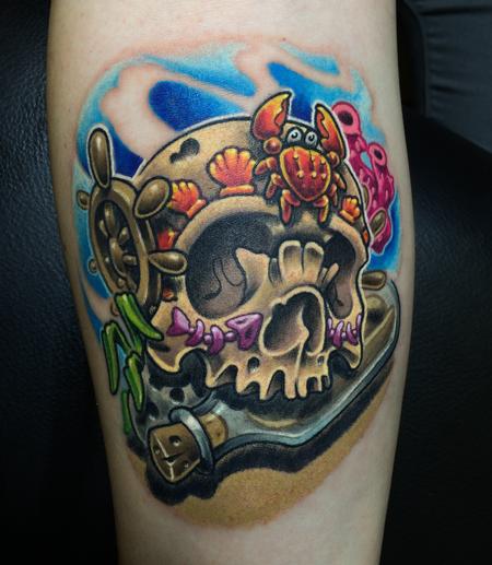 Tattoo uploaded by JOHNNY BOTTLES • Louis Vitton Tattoo I Did