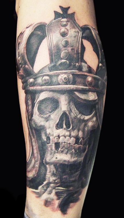 Skull king tattoo