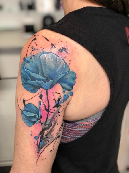 tattoos/ - Watercolor Flower Tattoo - 145707