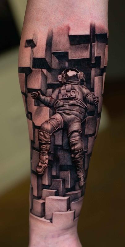 Astronaut tattoo Houston