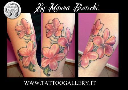 Tattoo tagged with: flower, plumeria, nature, temporary, lenafedchenko |  inked-app.com