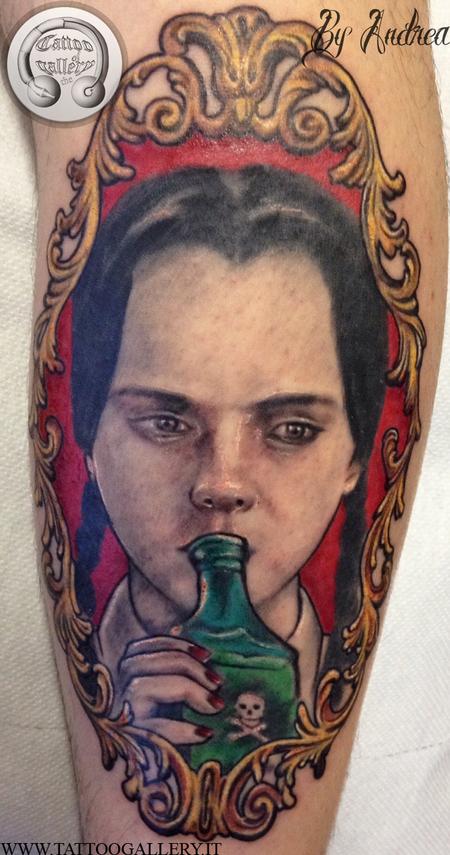 Wednesday Addams tattoo by Alex Wright | Post 20817