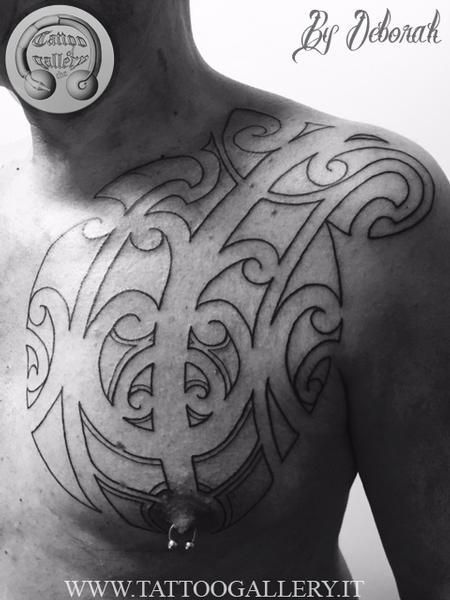 Tattoo uploaded by Tattoodo • Chest plate by Marco Wallace #MarcoWallace  #Haida #Polynesian #Maori #Maoritattoos #tamoko #marquesantattoo  #tribaltattooing #blackwork #tribal #neotribal #patterns #linework  #geometric #arm #upperarm #forearm #sleeve ...