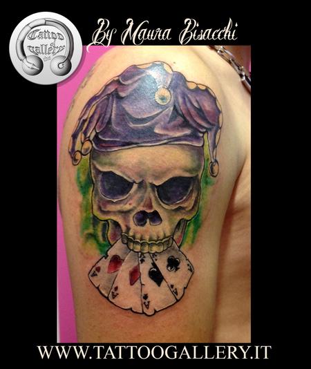 Tattoo teschio, skull tattoo by Resident Artist Maura Bisacchi: TattooNOW