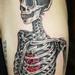 Tattoos - Skeletal torso with a heart - 62821