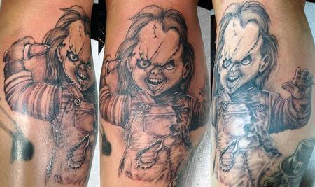 Chucky Doll by Chad Miskimon: TattooNOW