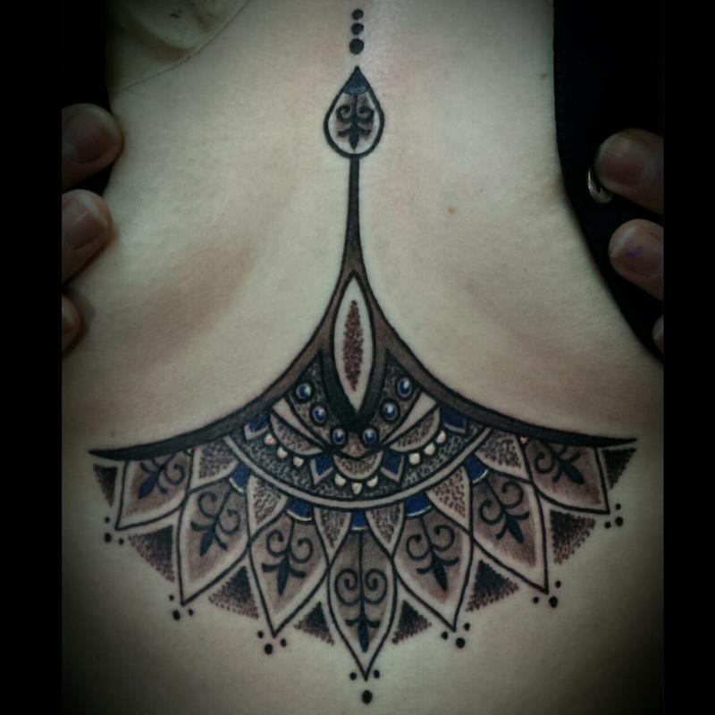 Mandala Inspired Chest Piece By Melora Coyle Tattoonow 2267