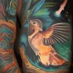 Tattoos - Hummingbird and Tree Sleeve - 111481