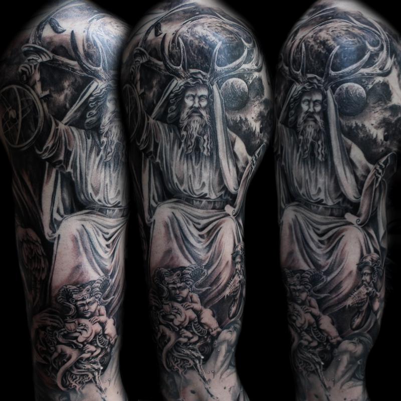 Tattoo uploaded by Scott Manson  Greek mythology sleeve  Tattoodo