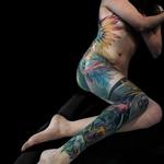Phoenix Back and Legsleeve Tattoo Design Thumbnail
