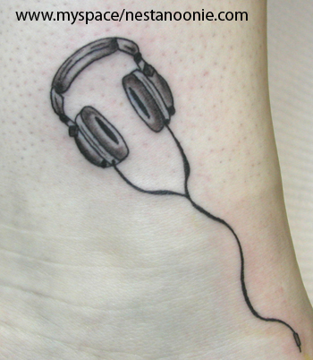 Headphones tattoo by Malitia-tattoo89 on DeviantArt