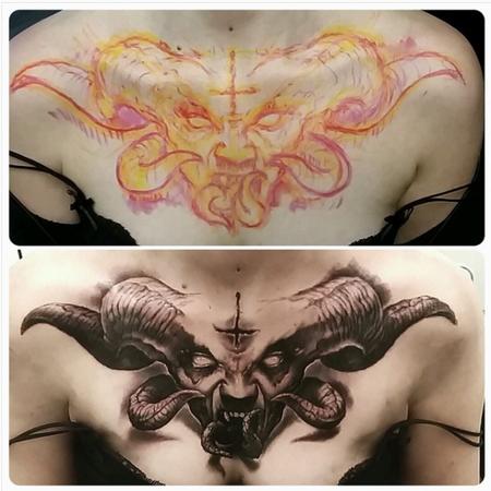 Sexy Angel Temporary Tattoo Art Demon Wings Fake Tattoo Lasting Tatoo  Sticker Chest Waterproof Stickers Tatuajes