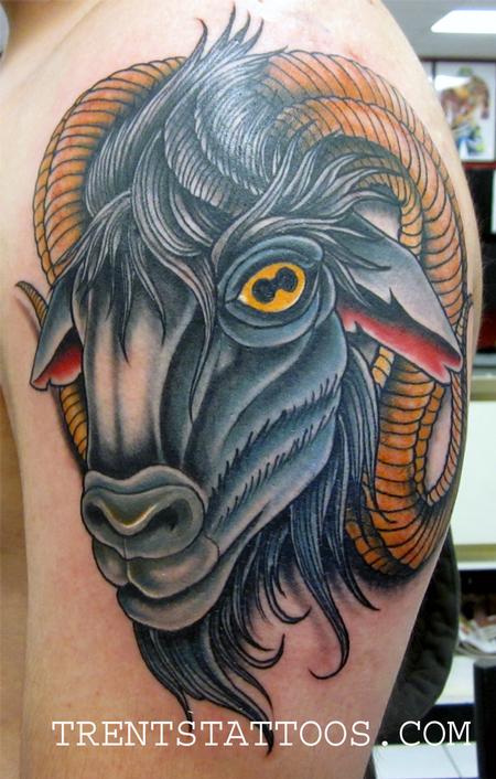Black Goat Ram Skull Tattoo Animal Tattoo Stickers Long Lasting Temporary  Tattoo Ideas Blackwork Tattoos Capra Chèvre Tatouage Cabra Tatuaje - Etsy
