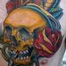 Tattoos - skull and dagger - 58556