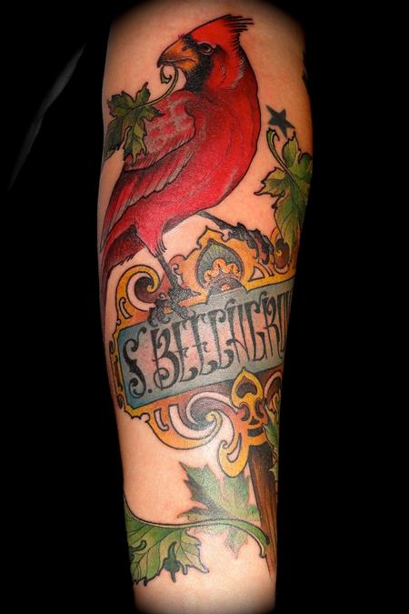 tattoos/ - maple cardinal - 65393