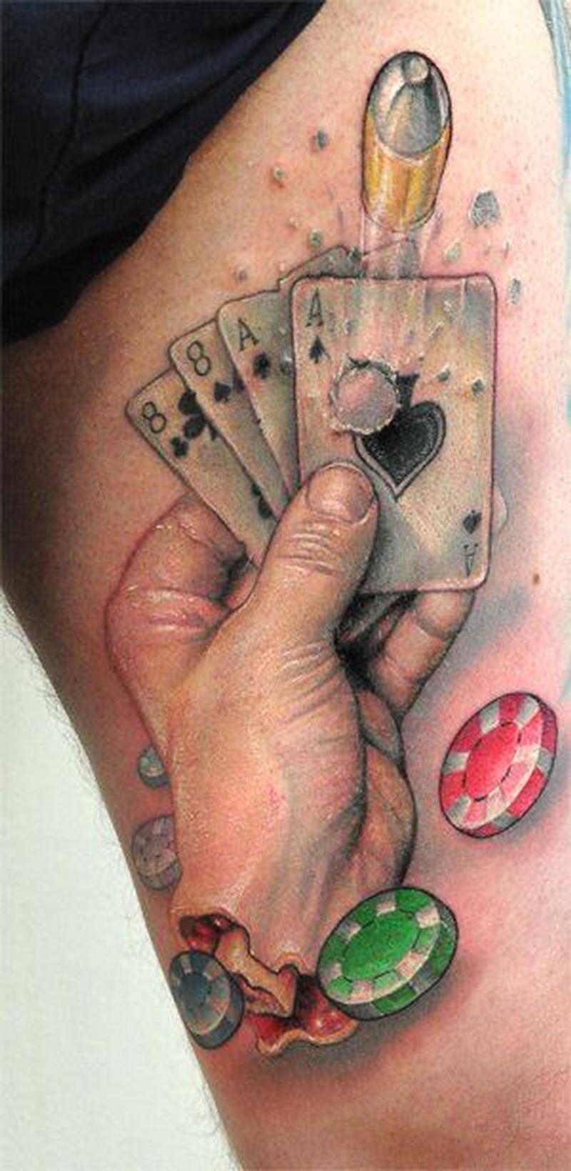 101 Best Playing Cards Tattoo Ideas You Have To See To Believe  Outsons