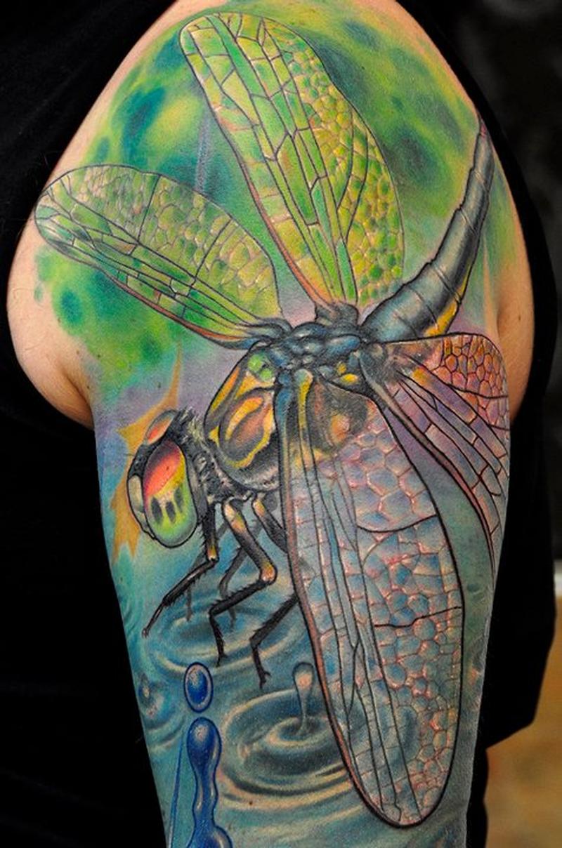 65 Latest Tribal Dragonfly Tattoo Design And Meanings