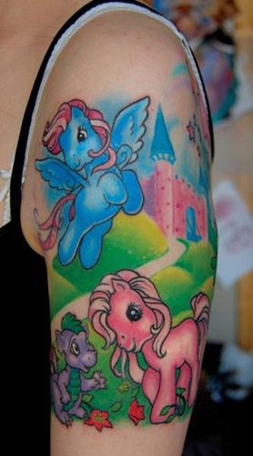 YYC Tattoos  Raven Wrathmore  on Instagram  GLORY My Little Pony   Please let me do more like this Special new year pricing for Jan  350 Done with my sponsors