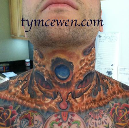 Mike DeVries  Tattoos  Bio Mech  Eye Tattoo