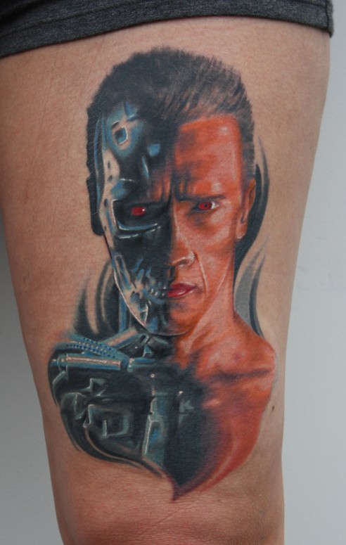 60 Futuristic Terminator Tattoo Designs for Men 2023 Guide