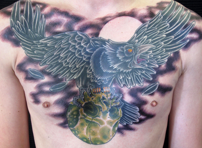 Chest Tattoo  Morgaine Raven  TrueArtists