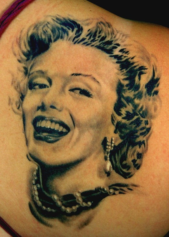 Marilyn Monroe Portrait By Canman Tattoonow 9831