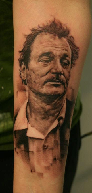 Bill Murray!!! Do I love him enough to get him tattooed?....Possibly, Haha  | Aquatic tattoo, Art tattoo, Marquesan tattoos