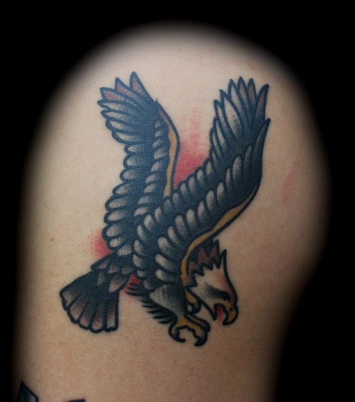 Sailor Jerry Screaming Eagle Tattoo By Adam Lauricella
