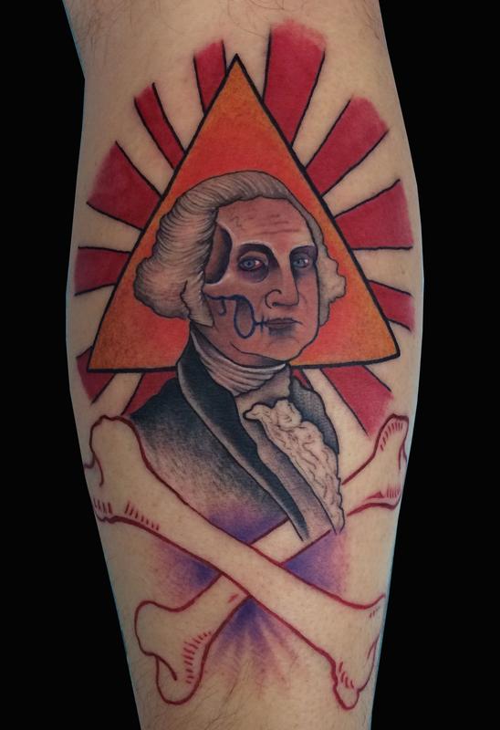 George Washington Tattoo by Adam Lauricella TattooNOW