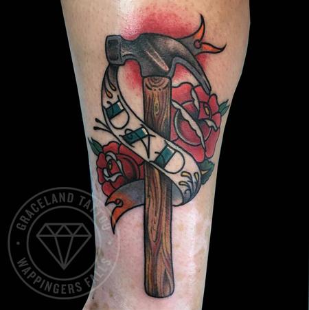 Large 'Hammer & Nails' Temporary Tattoo (TO00029312) | eBay