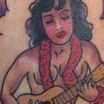 Tattoos - Sailor Jerry Hula Girl Tattoo - 104667