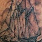 Tattoos - Clipper Ship and Obelisk Tattoo - 111882