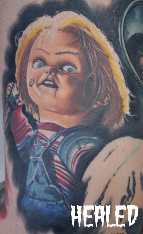 Chucky  Movie tattoos Horror tattoo Tattoo nightmares