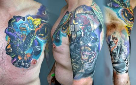 Roses are Red / Violets are Blue / This is a shitty Batman tattoo - 9GAG