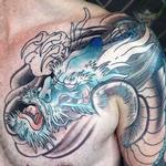 Tattoos - Work In Progress Blue Dragon - 145275