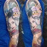 Tattoos - Geisha sleeve - 145781
