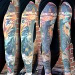 Tattoos - Godzilla sleeve tattoo - 128068