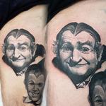 Tattoos - Small Grandpa Munster Portrait - 133761